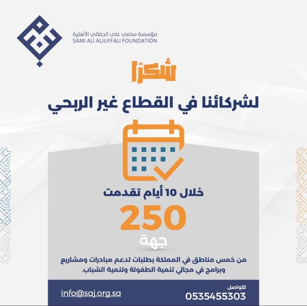 الطلبات تخضع حاليا للدراسة والمراجعة؛ لضمان تحقيق الأثر المستدام